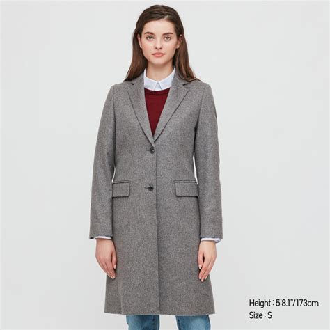 Women's Chesterfield coat in cashmere cloth 